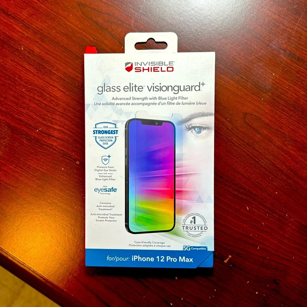 NIB Zagg Invisible Shield Screen Protector for iPhone 12 Pro Max